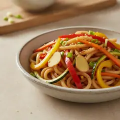 Udon con verdure
