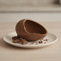 Uovo di Pasqua al cioccolato al latte