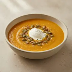 Vellutata di zucca e carote