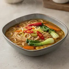 Vermicelli in zuppa orientale