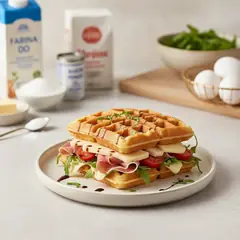 Waffle sandwich