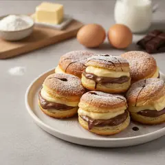Zeppole alle due creme