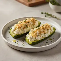 Zucchine ripiene di ricotta