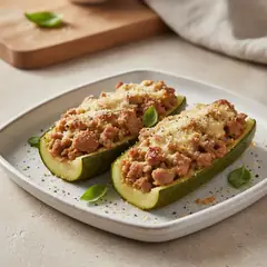 Zucchine ripiene al forno