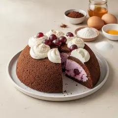 Zuccotto all'uva fragola