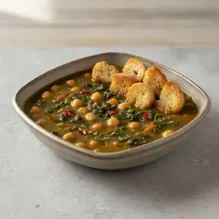 Zuppa di cavolo nero e ceci