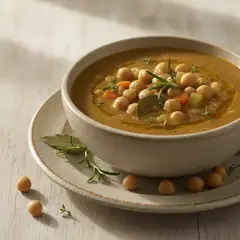 Zuppa di ceci al microonde