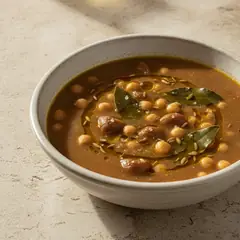 Zuppa di ceci e castagne