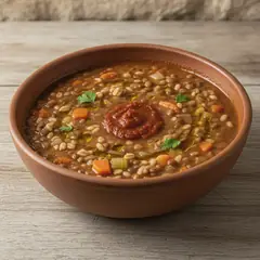 Zuppa di farro e lenticchie