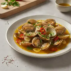 Zuppetta di vongole allo zafferano