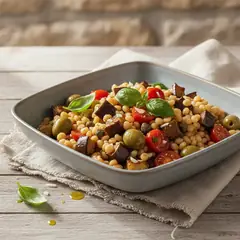 Fregola con le melanzane